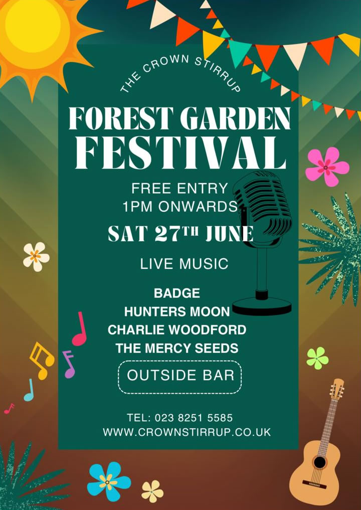Crown & Stirrup - Garden Party - 27th June 2026