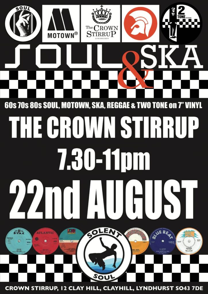 Soul & Ska - Sat 22nd Aug