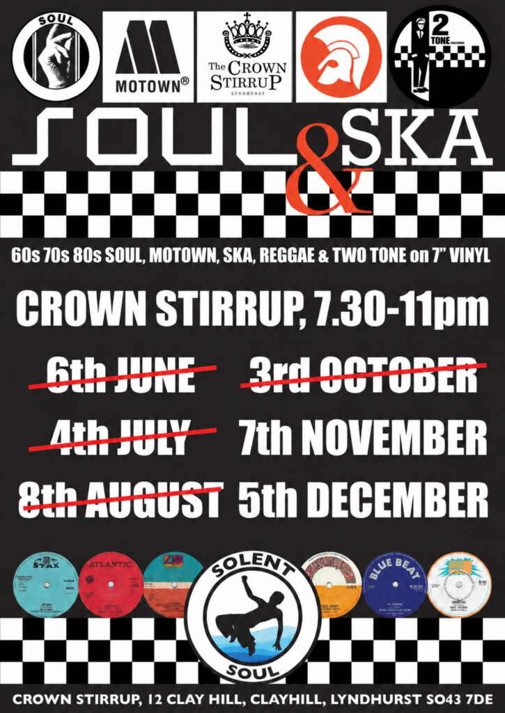 Soul & Ska Vinyl Night Poster